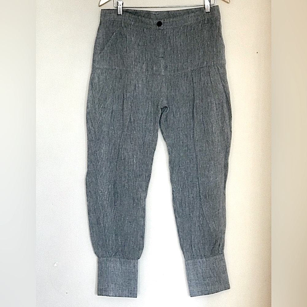 PATRIZIA PEPE Linen Blend Harem Pants - Picture 2 of 11
